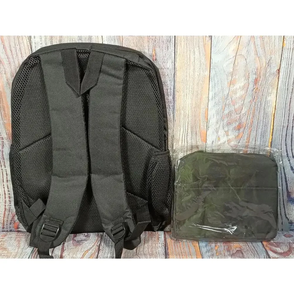 Anime Character Printed Backpack with Side Pouch‎